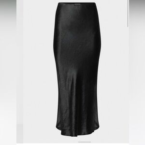 Babaton Slip Satin Maxi Skirt